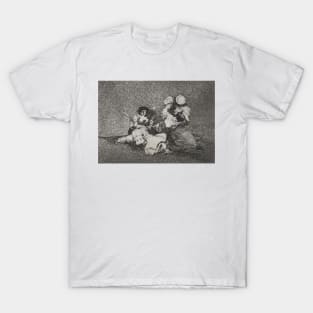 The Women Give Courage from the series Disasters of War by Francisco Goya T-Shirt